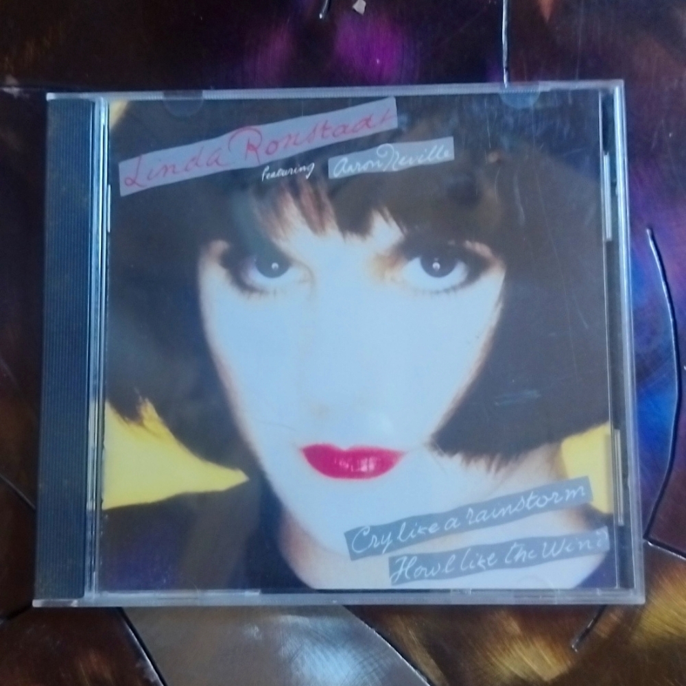 Linda Ronstadt, Aaron Neville, Cry Like A Rainstorm Howl Like The Wind CD 90s